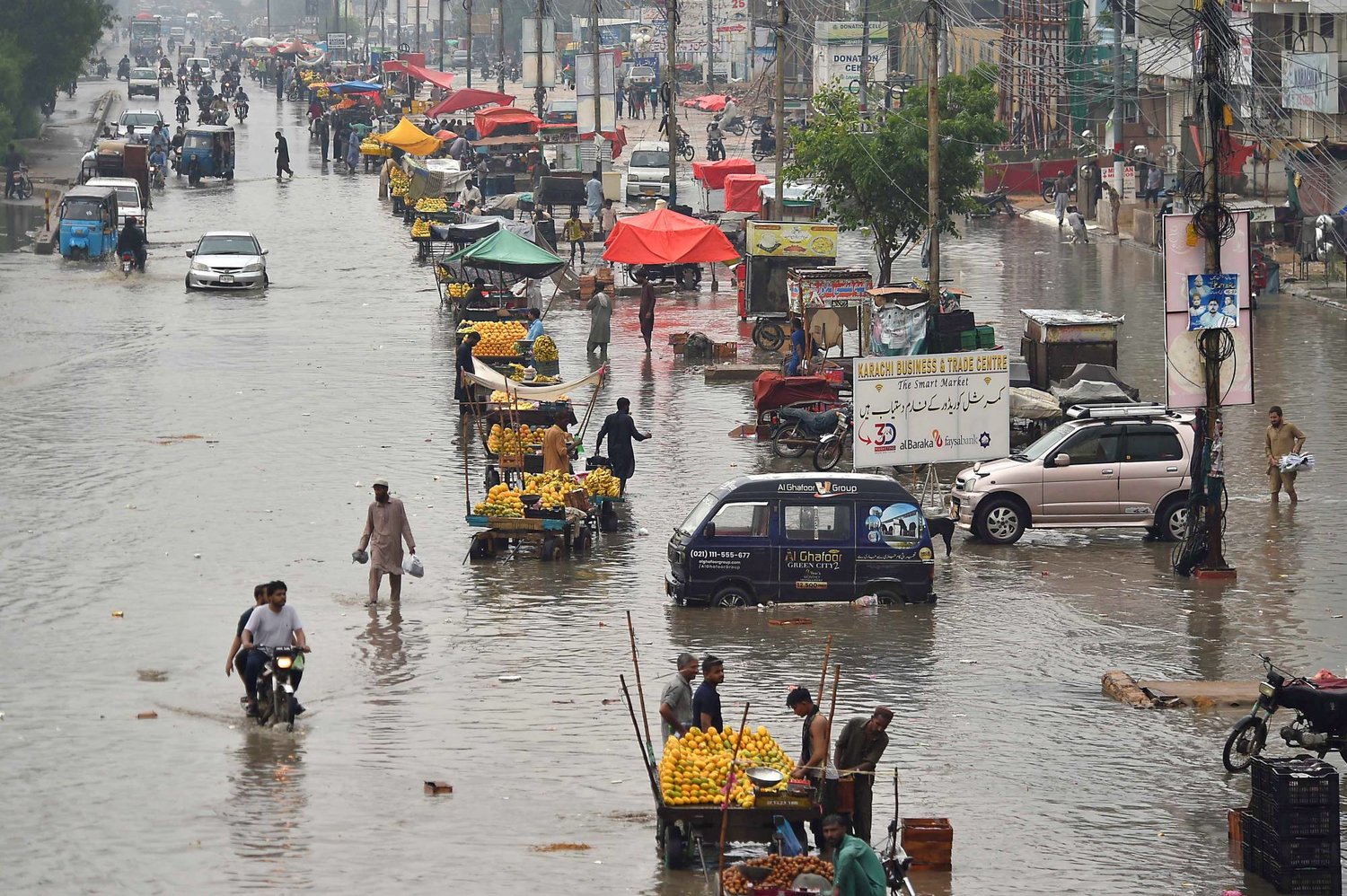 الأمطار الموسمية والفيضانات تودي بأكثر من 150 شخصاً في باكستان