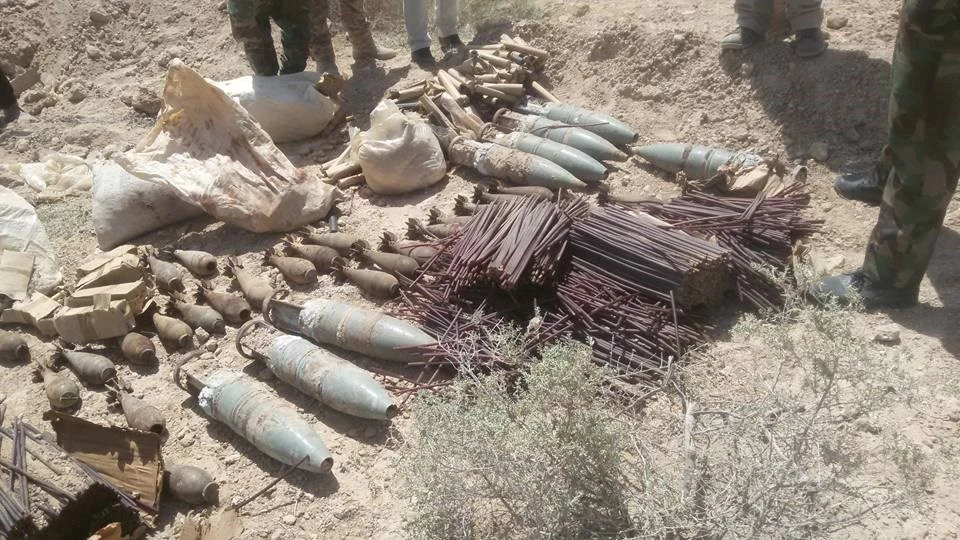 العثور على كدس يضم عبوات ومواد متفجرة غربي الانبار