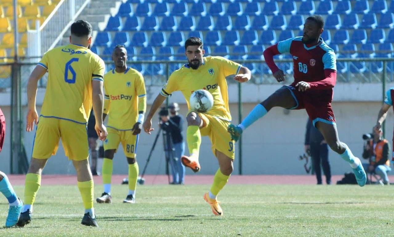 دوري الكرة الممتاز.. دهوك يعادل نفط ميسان 1 – 1 في افتتاح الجولة الـ 36