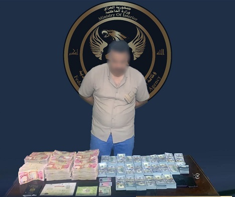 القبض على متهم يروم تهريب العملة الصعبة إلى شمال العراق
