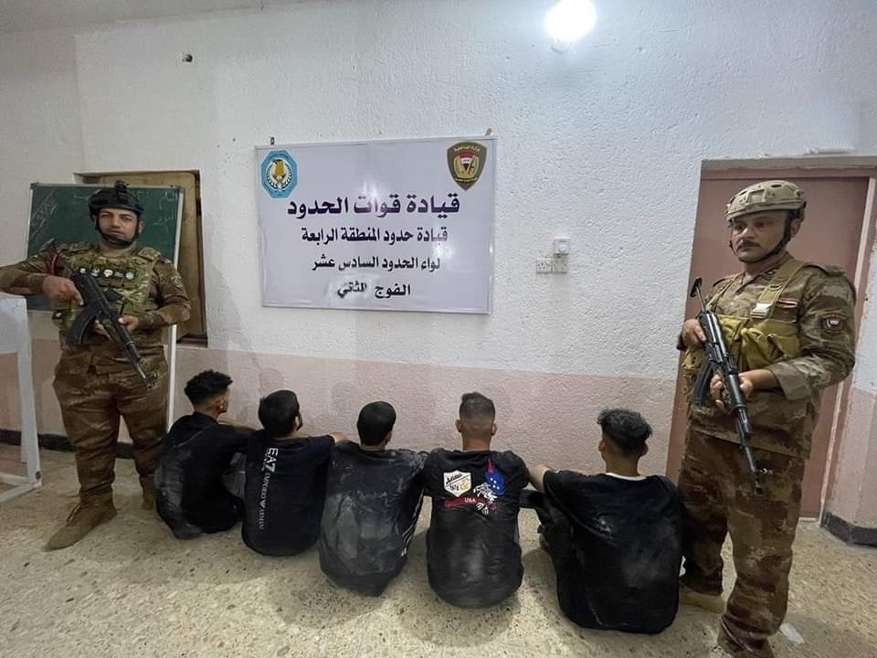 القبض على 5 متسللين أجانب حاولوا اجتياز الحدود في البصرة