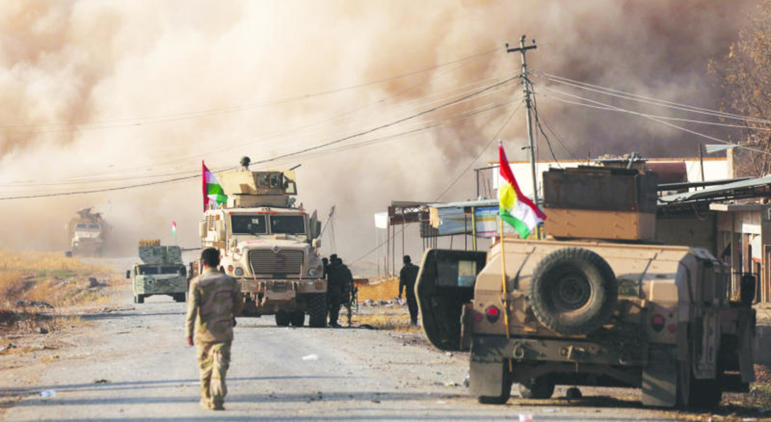 البيشمركة تواصل سيطرتها الإدارية والعسكرية على بعض مناطق نينوى