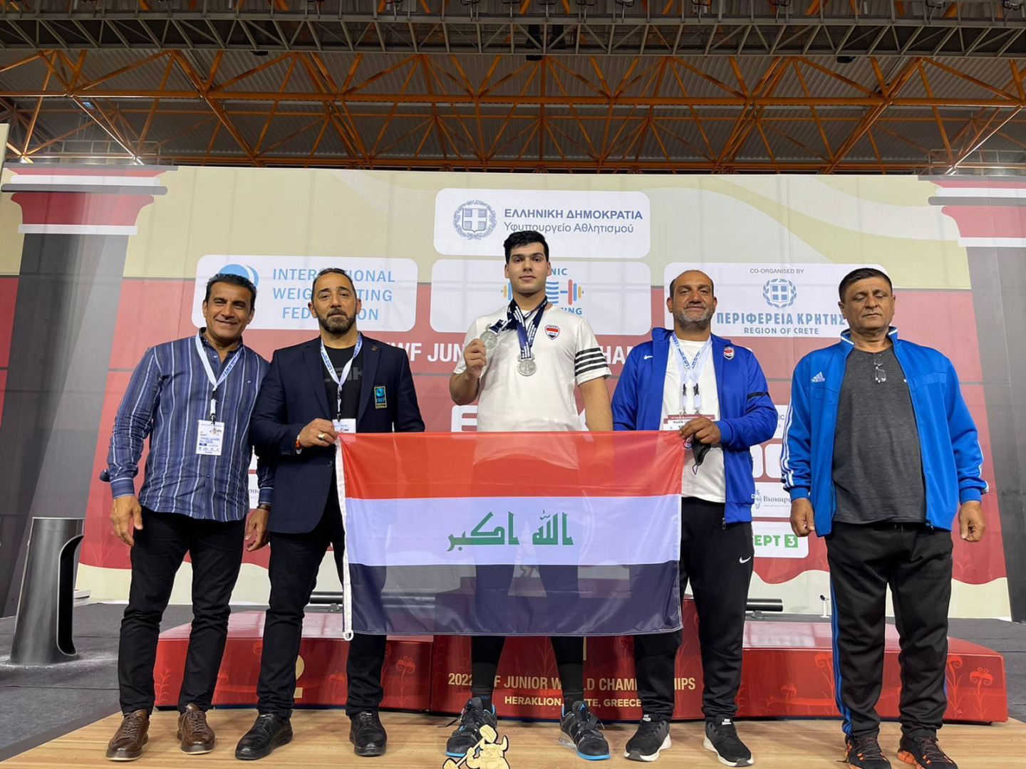 العراق يحرز وسامين أحدهما فضيّ والآخر برونزي لفئة الشباب