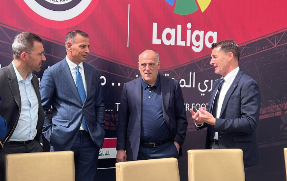 رابطة المحترفين الاسبانية تقيم ورش عمل لتهيئة الأندية العراقية المشاركة