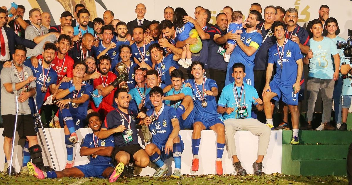 في سابقة تحدث لاول مرة 6000 مشجع رافقوا أربيل الى بغداد