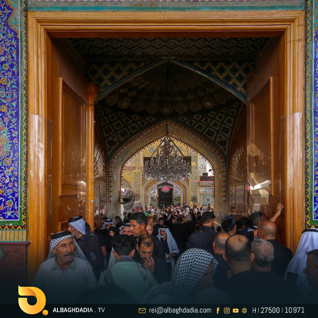 الاف الوافدين الى النجف يحيون ذكرى وفاة الرسول الأعظم صلى الله عليه وسلم