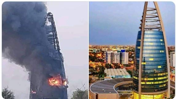 جدل حول مستهدف “ناطحة السحاب” الشهيرة في الخرطوم