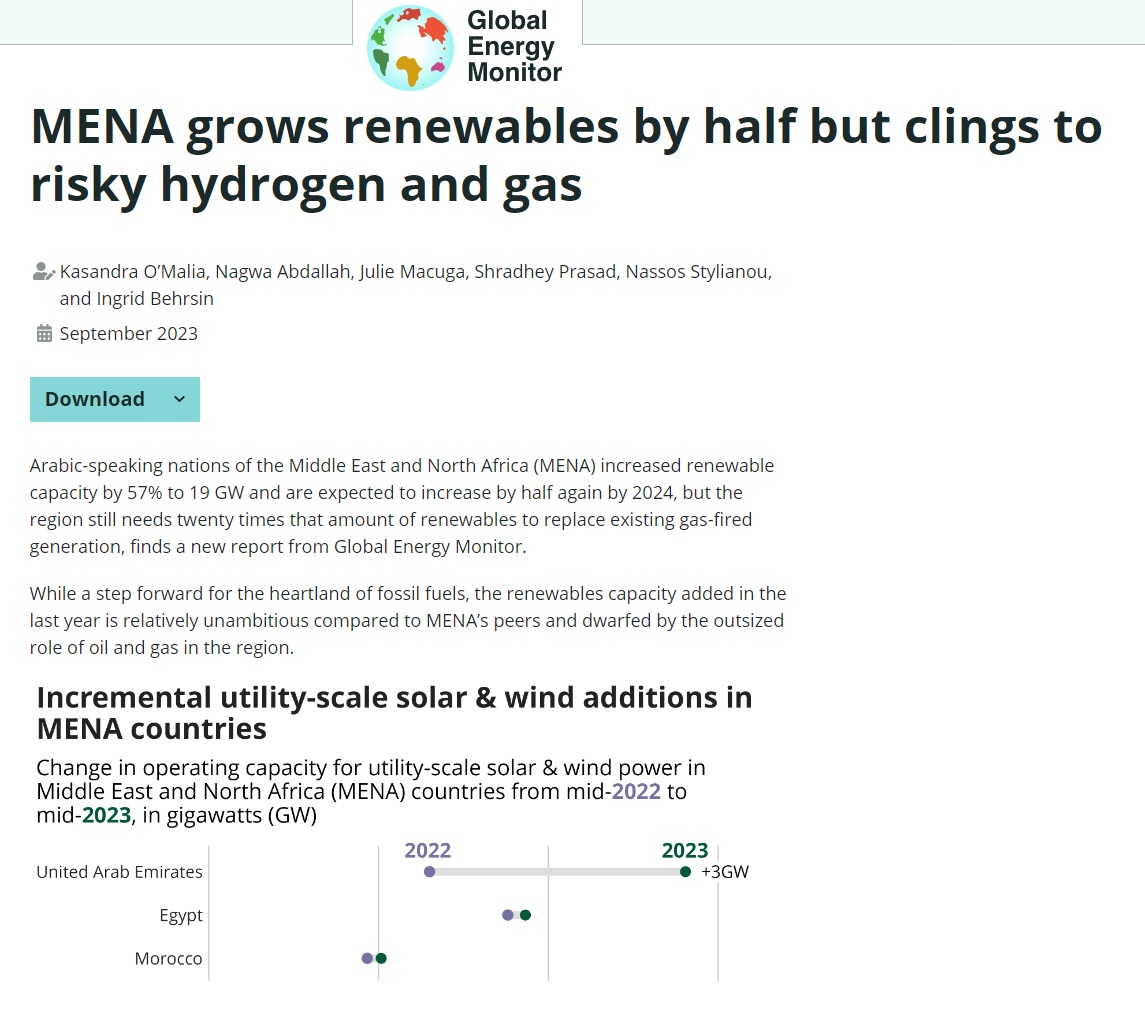 غلوبل إنرجي مونيتور: خسارة اقتصادية هائلة للعراق إذا لم يسرع جهوده بالطاقة المتجدّدة