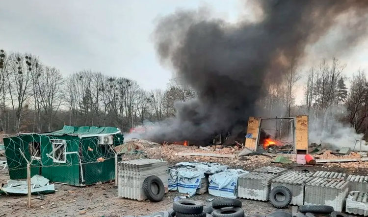 استهداف بلدة روسية تضم محطة للطاقة النووية