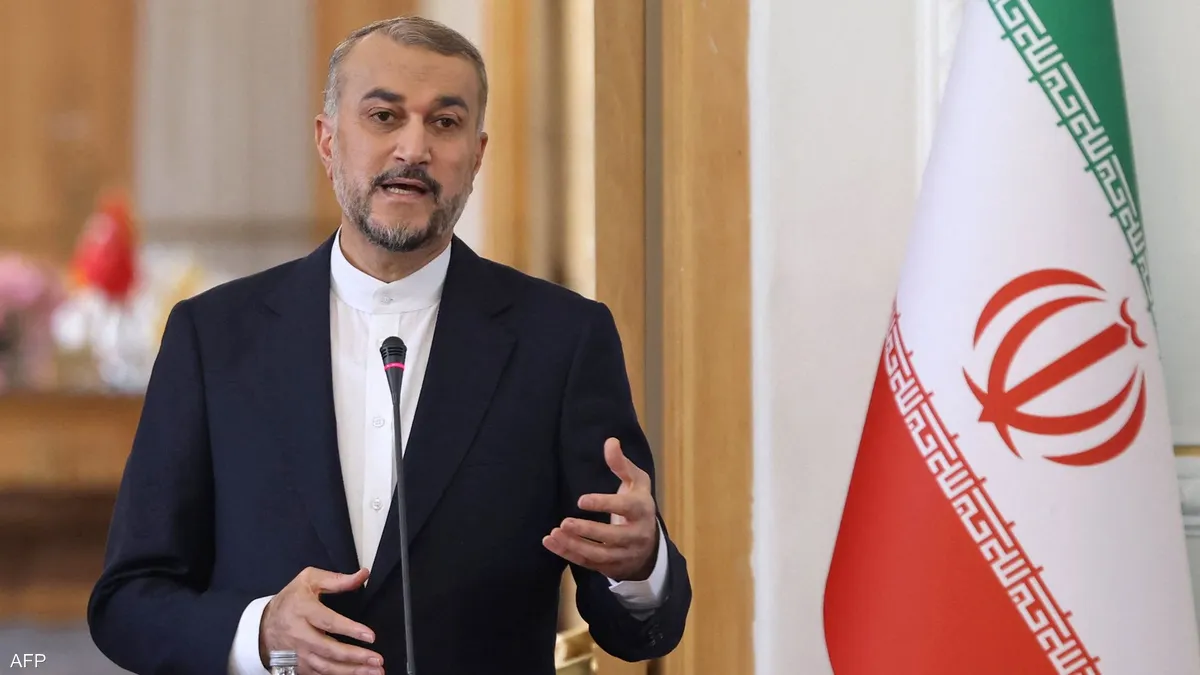 وزير خارجية إيران: يجب دعم حق الشعب الفلسطيني في تقرير مصيره