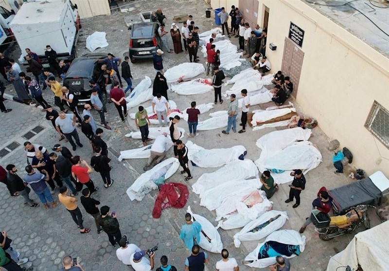 الاحتلال الإسرائيلي ارتكب مجزرة جديدة راح ضحيتها 481 شهيد غالبيتهم نازحين في غزة