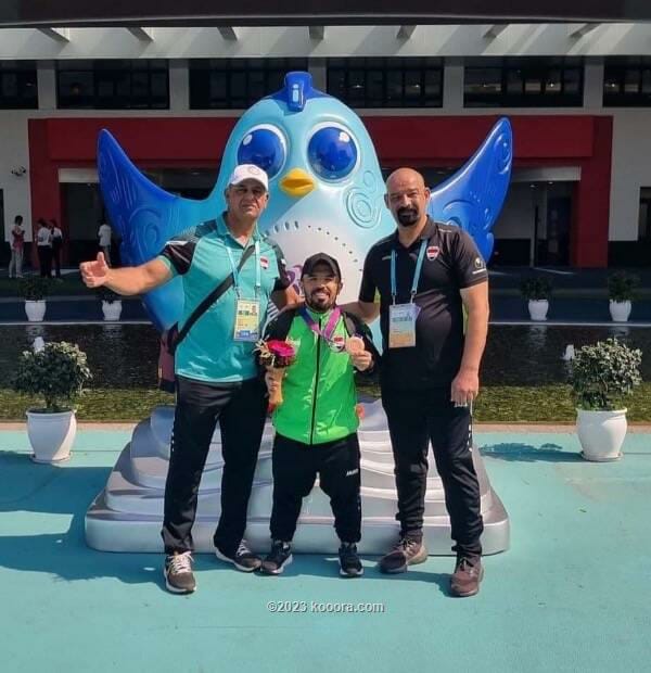 ابن ذي قار جراح نصار يضيف الذهبية الثانية للعراق في بارالمبياد هانجتشو