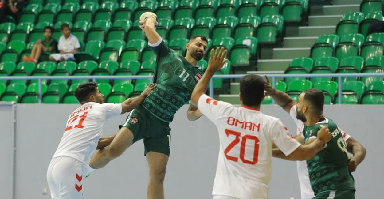 يد العراق تحقق الفوز على عمان (28-27) وديا