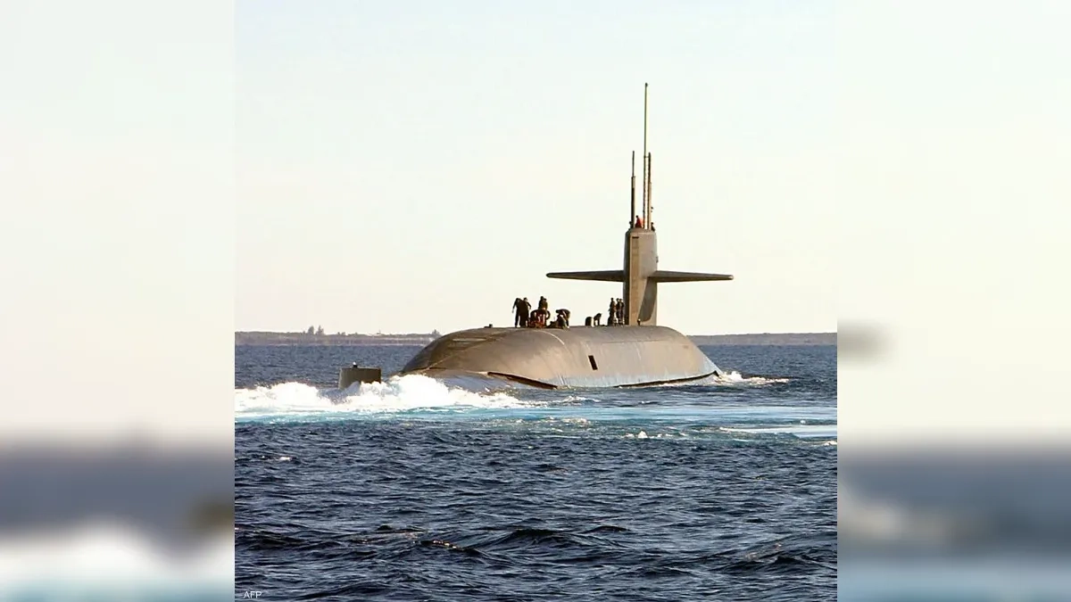 وصول غواصة نووية أمريكية إلى شرق المتوسط