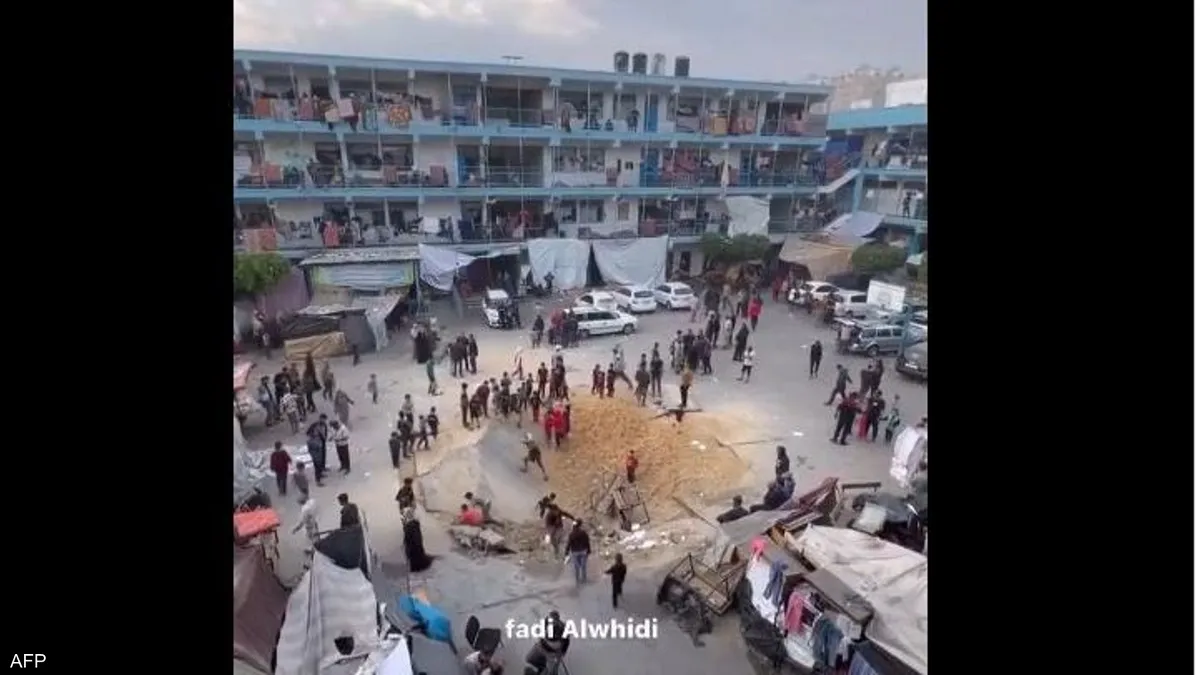 غارة إسرائيلية على مدرسة للأونروا