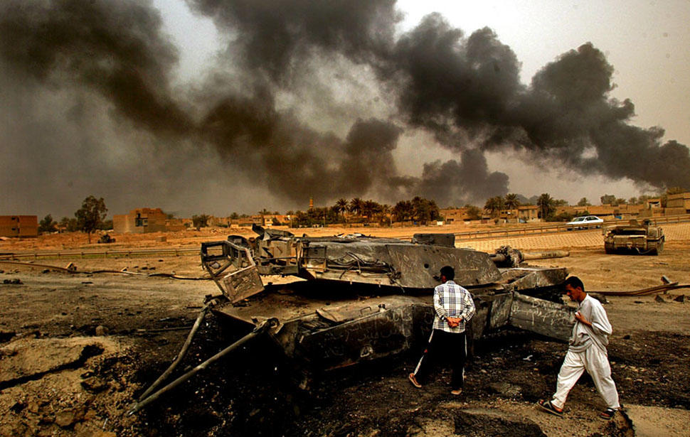 التحالف الدولي استخدم أنواع عديدة من القنابل في حربه على العراق سببت بتلوث اشعاعي
