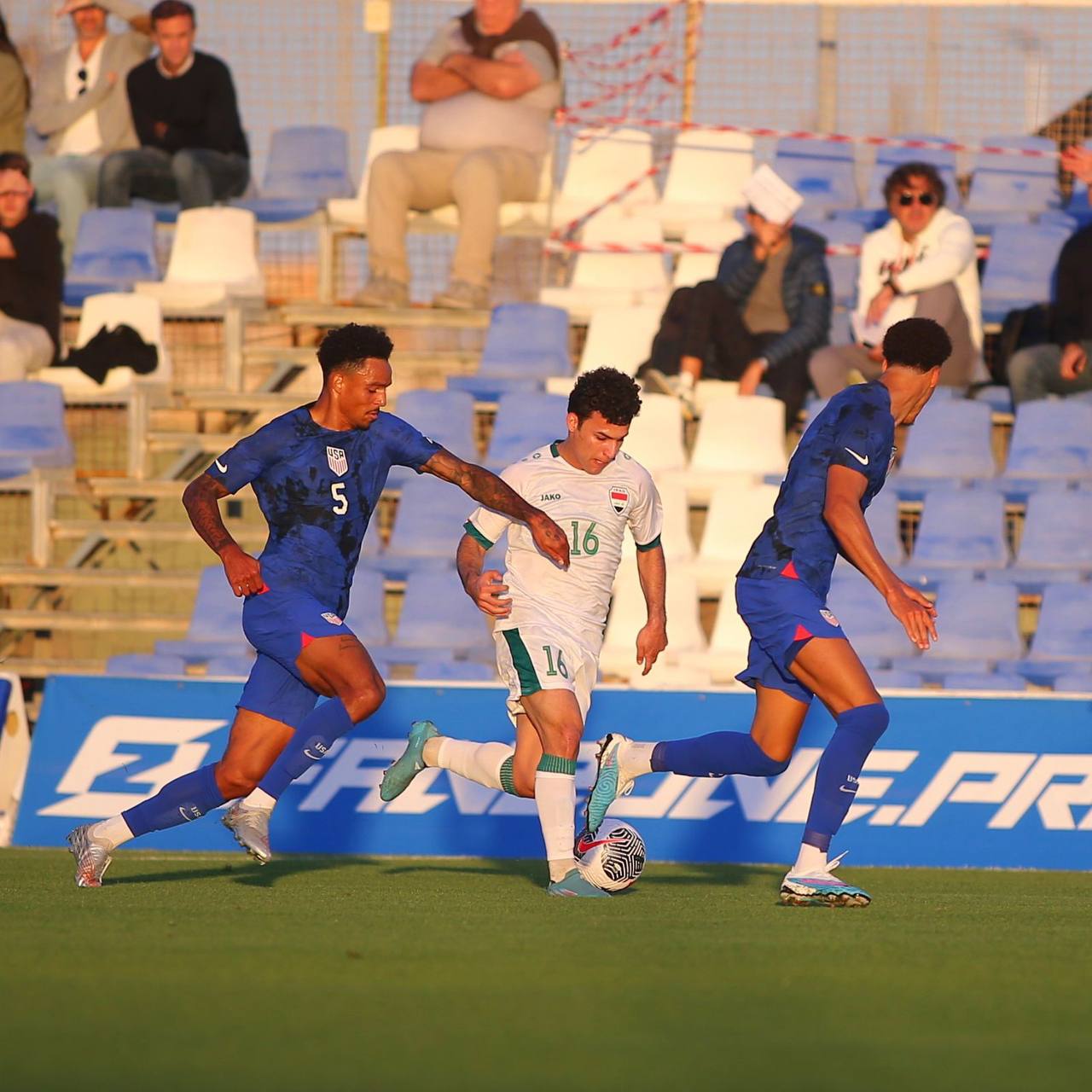 منتخبنا الأولمبي يعادل نظيره الأمريكي 1 – 1 بإسبانيا