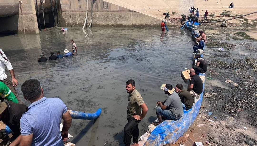 “الزاب الصغير” يبتلع شابا اثناء السباحة هرباً من الجو الحار في كركوك