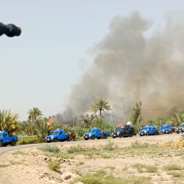 احتراق عدد من المنازل نتيجة نزاع عشائري في النجف والأمن يحاول السيطرة على الوضع