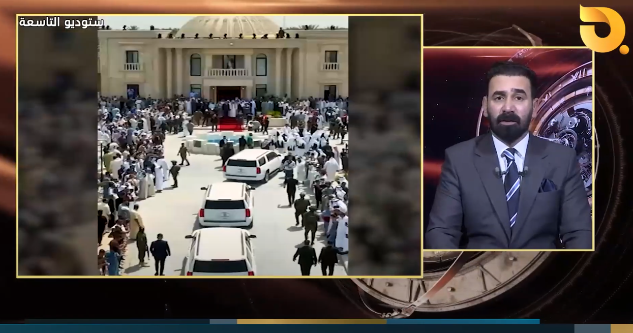 أهالي منطقة العبايجي يستقبلون رئيس البرلمان المطرود محمد الحلبوسي كاستقبال النبي محمد عليه السلام