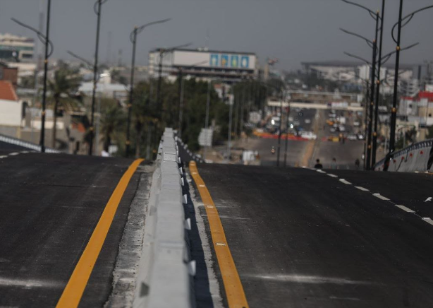 بعد شهرين من افتتاحه وسـط الترويج له كإنجاز مهـم.. المرور تنوه لغلق مجسر قرطبة لغرض الصيانة والترميم