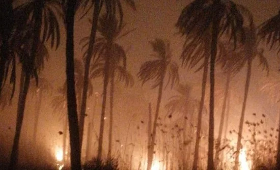 اندلاع حريق كبير بأراضي و غابات في مناطق رابرين وحاجياوا شمال العراق