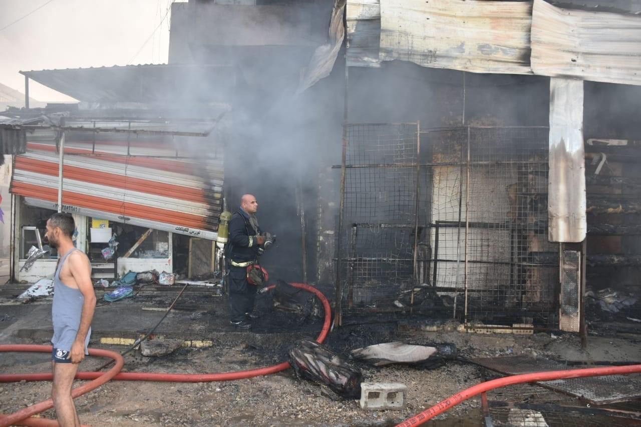 أمواج ميديا: حرائق الأسواق تزيد من التوترات السياسية في كردستان