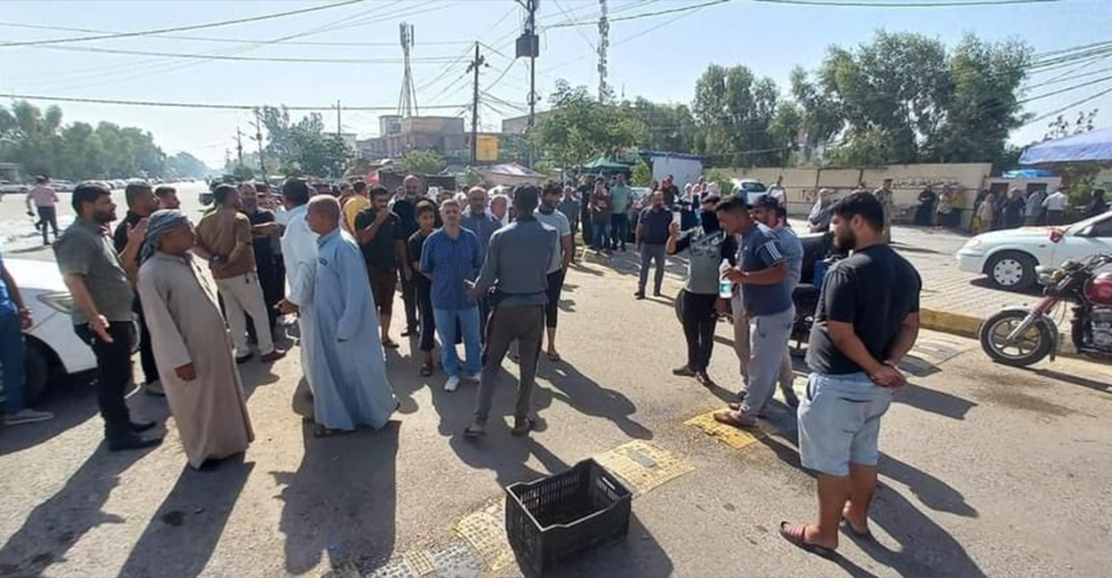 العشرات من أهالي مناطق شمال ديالى للمطالبة بتحسين الخدمات والطاقة الكهربائية