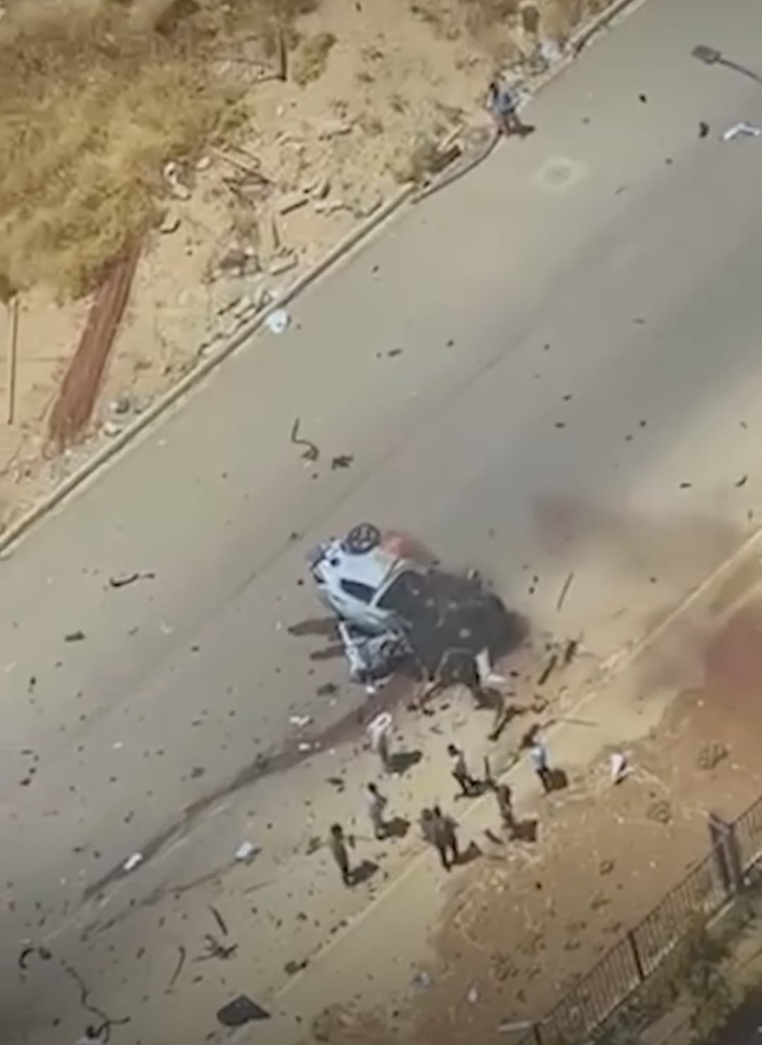 إصابة شخصين بجروح خطرة جراء انفجار سيارة “كيا” بالقرب من مشروع مدينة ميران في السليمانية