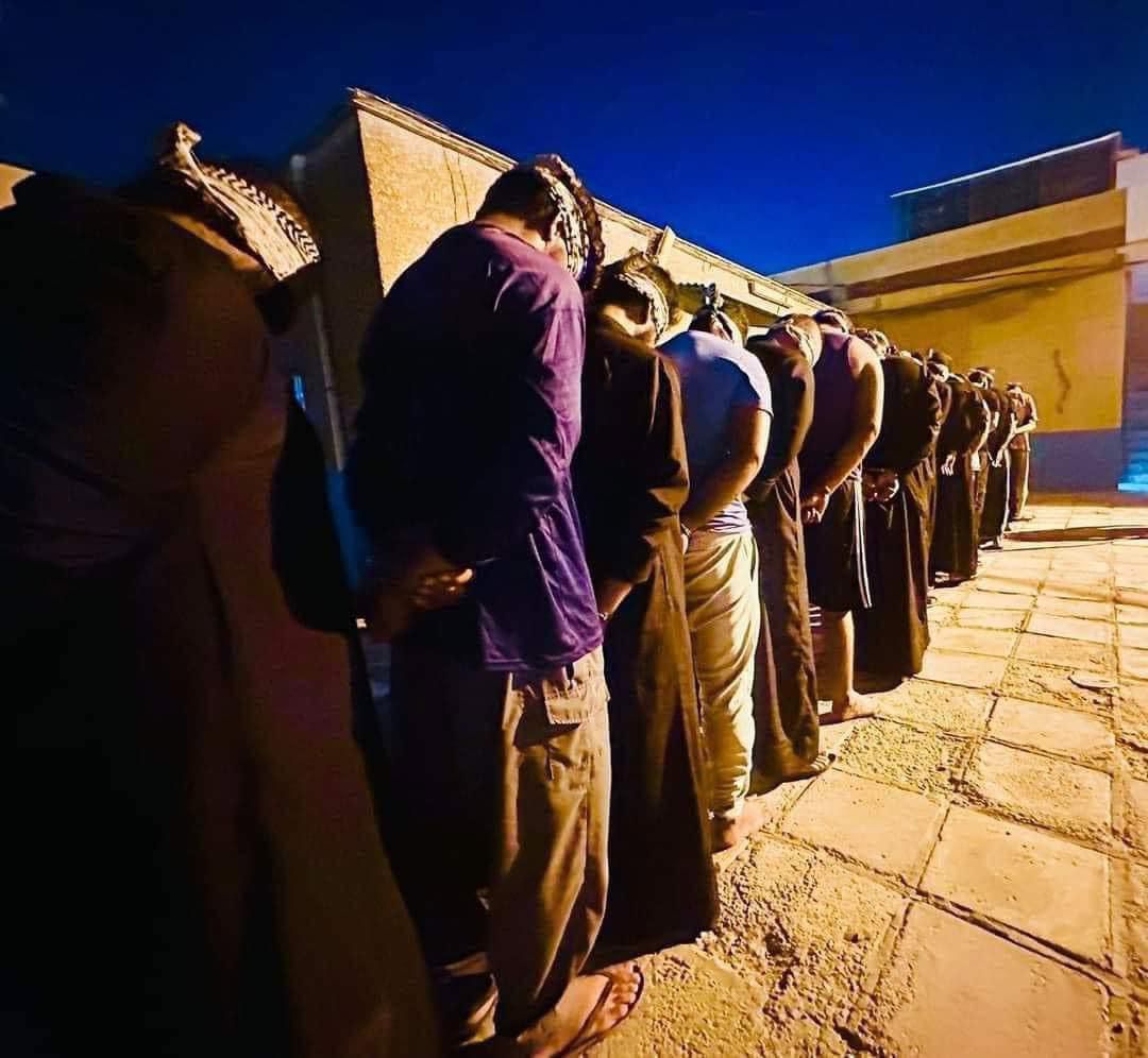 ارتفاع حصيلة المعتقلين نتيجة النزاع العشائري في الزركة بمحافظة النجف الى 70 معتقلا