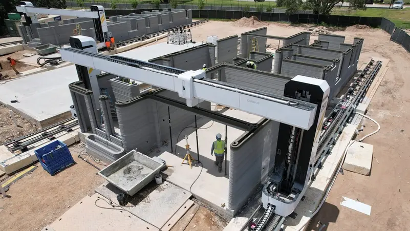 أكبر حي سكني بتقنية الطباعة ثلاثية الأبعاد يشارف على الانتهاء