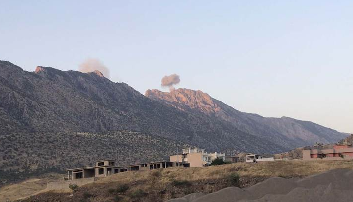 الطيران التركي يعاود قصف محيط دهوك .. وأصوات انفجارات عنيفة تثير رعب المواطنين