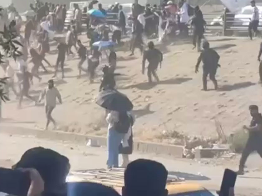 بالفيديو .. القمع الحكومي بحق المتظاهرين من ذوي المهن الطبية في بغداد