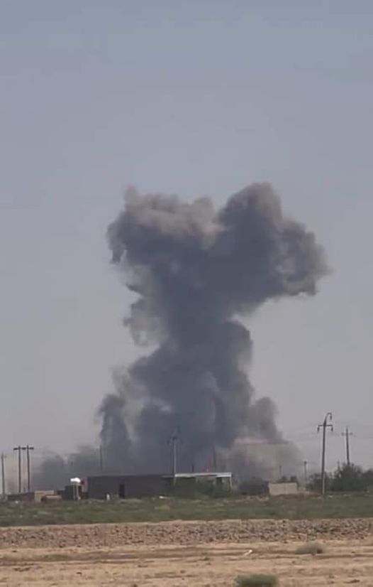 مصدر أمني: انفجار الصويرة نتج عن حريق في حشائش بالقرب من احدى حاويات السلاح التابعة لحـ,,ـزب الله العراقي المدفونة تحت الأرض