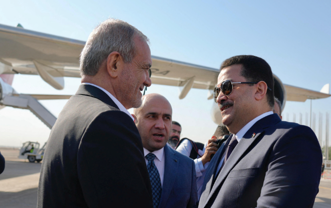 للبروتوكول.. لا أكثر.. الصحافة الإيرانية تتجاهل زيارة بزشكيان لبغداد