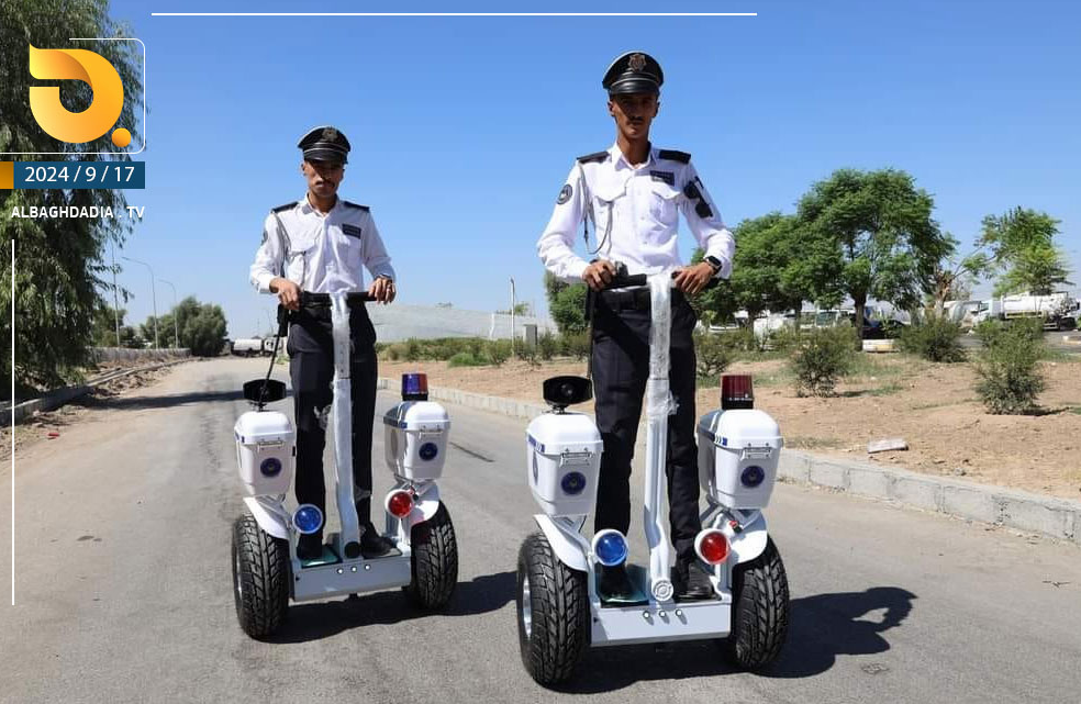 مرور زاخو توفر اجهزة سكوتر صديقة للبيئة لمنتسبيها من اجل التنقل وتنظيم حركة السير