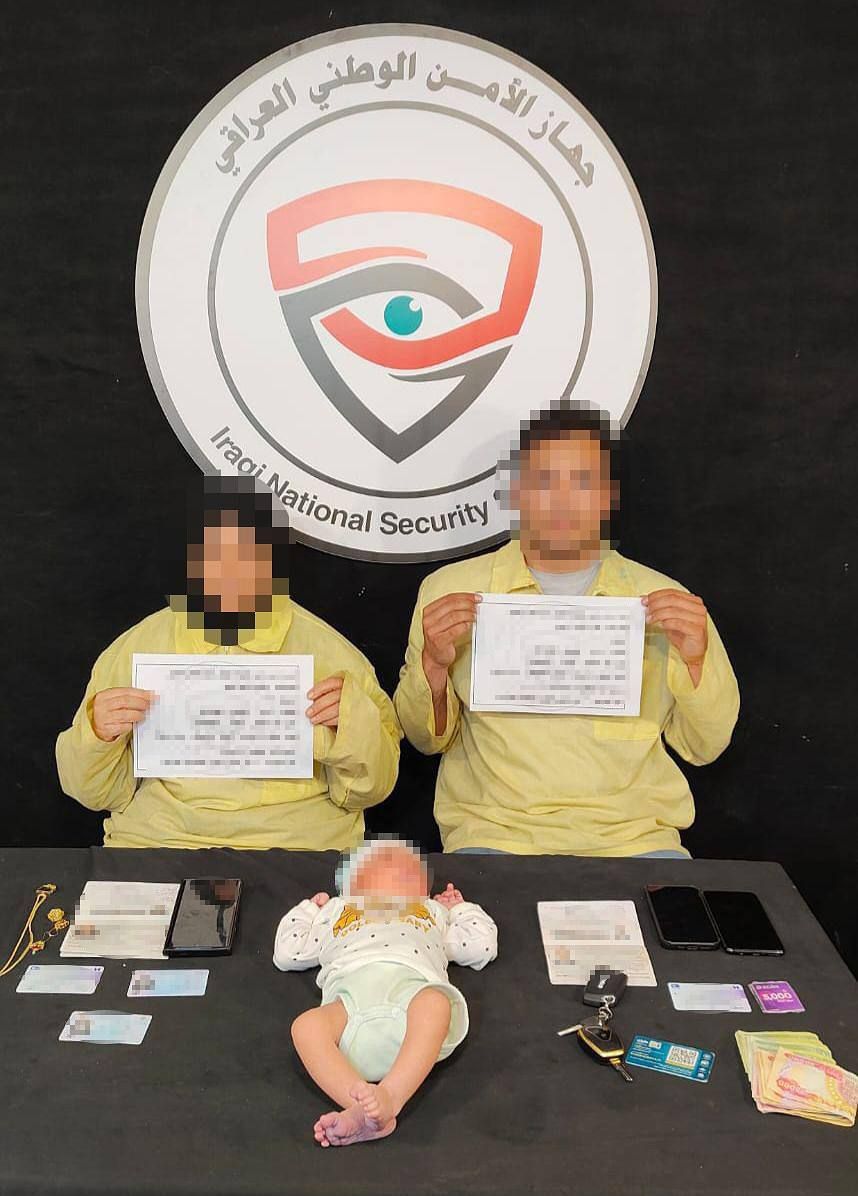 هرَّبا طفلاً عمره 4 أيام بغية بيعه.. القبض على عصابة دولية للاتجار بالبشر في بغداد