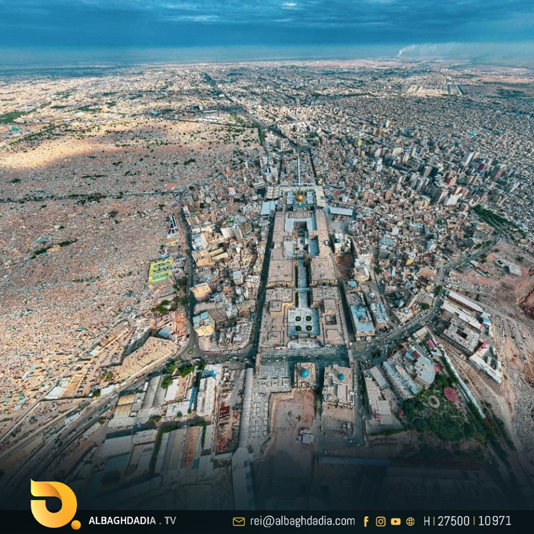 بالصور.. مرقد أمير المؤمنين عليه السلام ومقبرة وادي السلام بمحافظة النجف