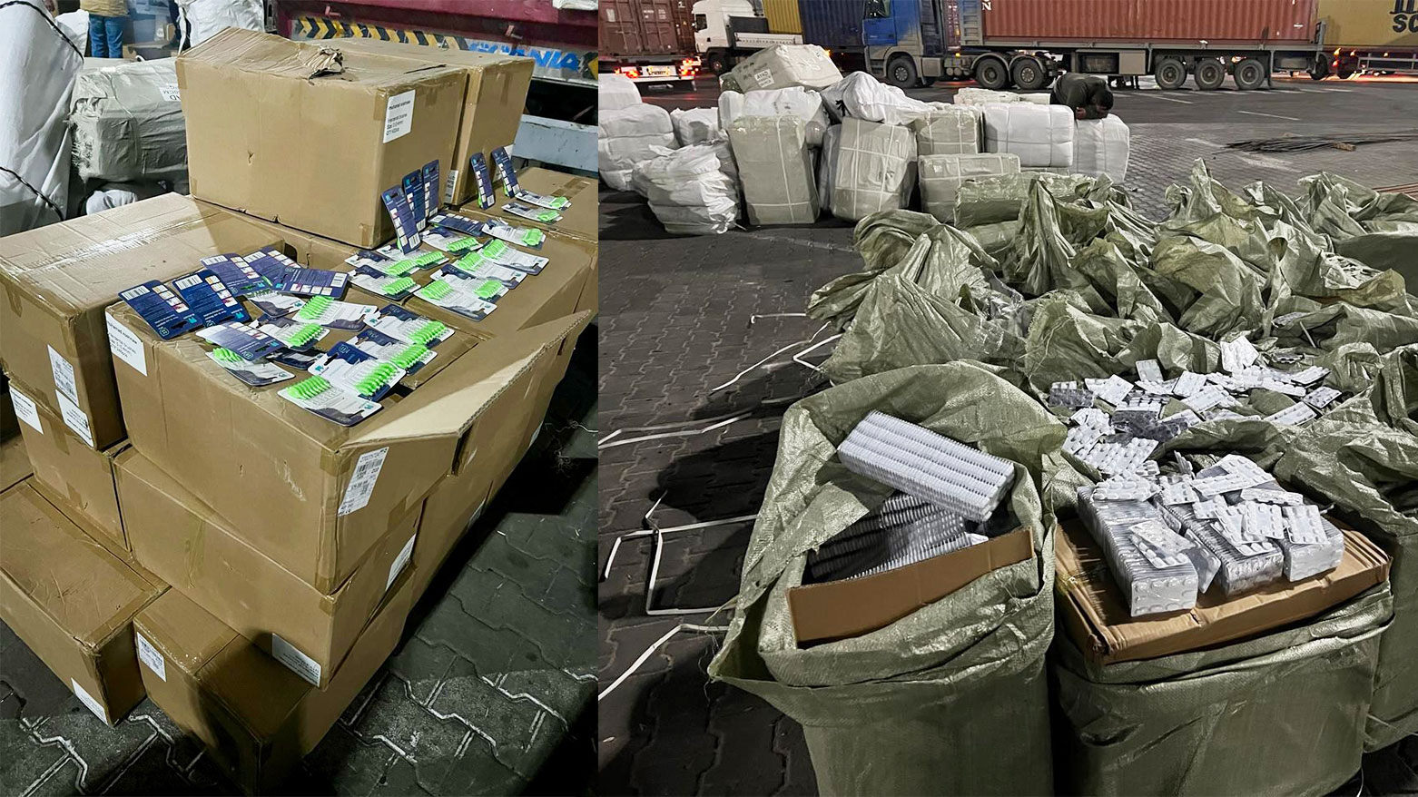 ضبط أدوية ومستلزمات طبية معدة للتهريب في منفذ ميناء أم قصر الشمالي