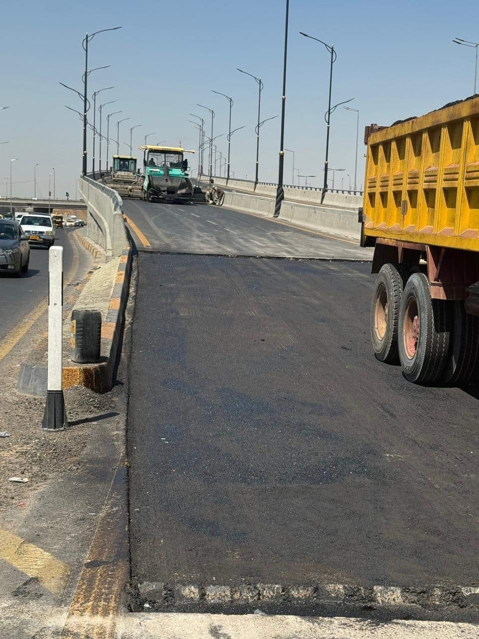 تقارير: لتسريع افتتاحها.. عمال المجسرات لم يمنحوا عطلة العيد