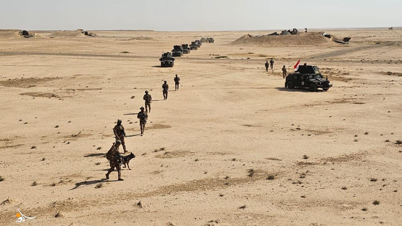 عملية امنية واسعة في صحراء الحضر غربي نينوى وصلاح الدين