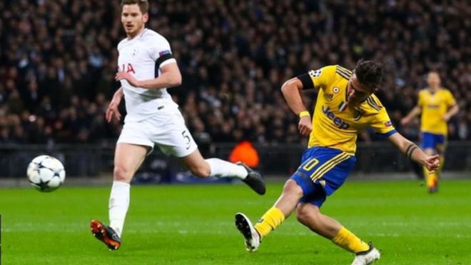 يوفنتوس يعوض تأخره ويطيح بتوتنهام من دوري أبطال أوروبا