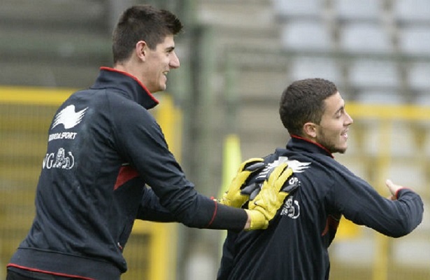 تشيلسي يحسم الجدل بشأن كورتوا وهازارد