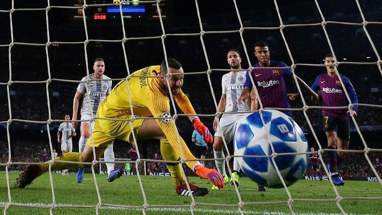 برشلونة يستعد للكلاسيكو بثنائية في شباك إنتر ميلان