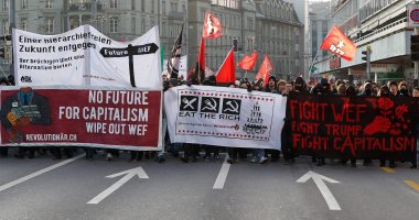 مظاهرة فى سويسرا دعما للقدس ولمطالبة الحكومة بالاعتراف رسميا بفلسطين كدولة