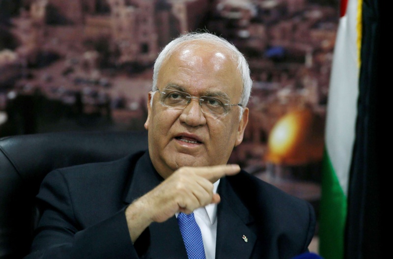 عريقات: خطط واشنطن وإسرائيل “محكومة بالفشل”