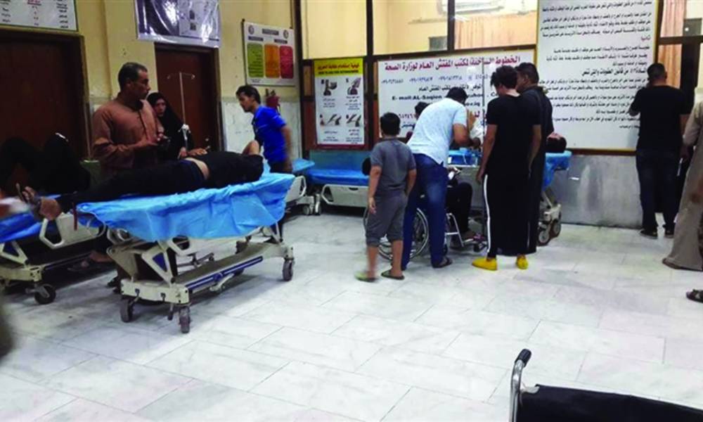 حقوق الانسان في البصرة: عدد المصابين بتلوث المياه تجاوز 110 آلاف