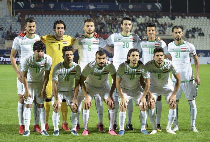 تعرف على تشكيلة أسود الرافدين امام العنابي القطري