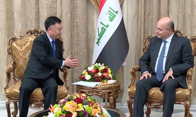 صالح يستقبل السفير الصيني ويؤكد عمق العلاقات الثنائية بين البلدين