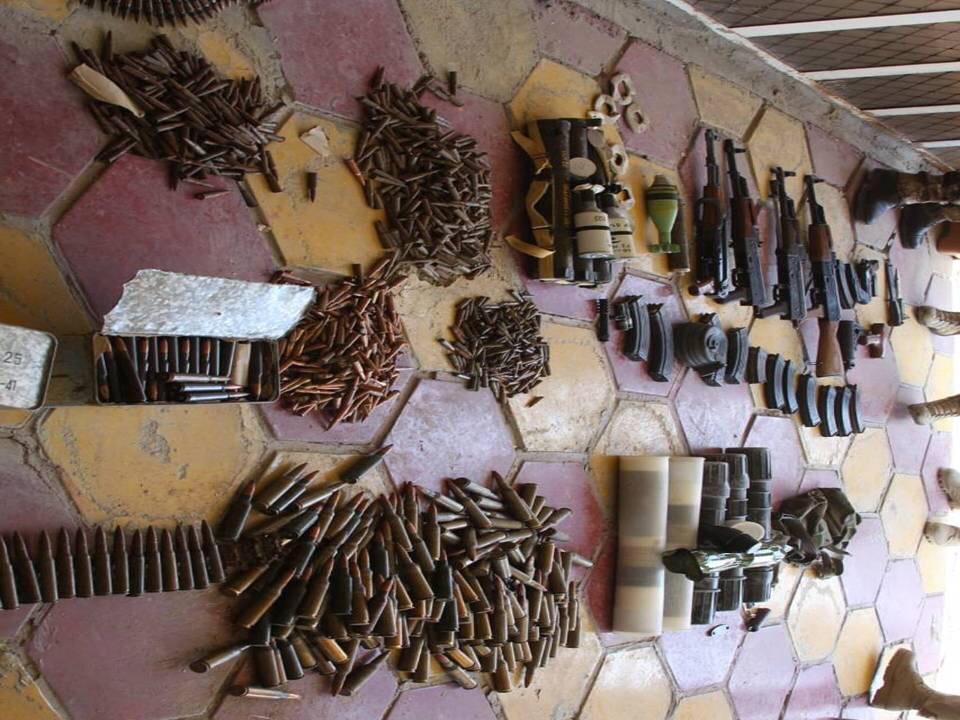 العثور على اسلحة واعتدة في مدينة الصدر